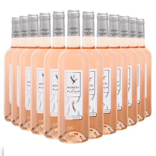 Case of 12 Moment de Plaisir Cinsault Rose Wine
